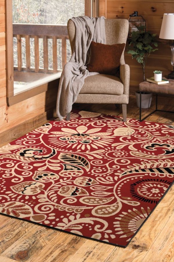 United Weavers Dallas Red Rug