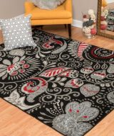 United Weavers Dallas Black Rug