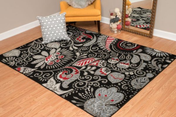 United Weavers Dallas Black Rug