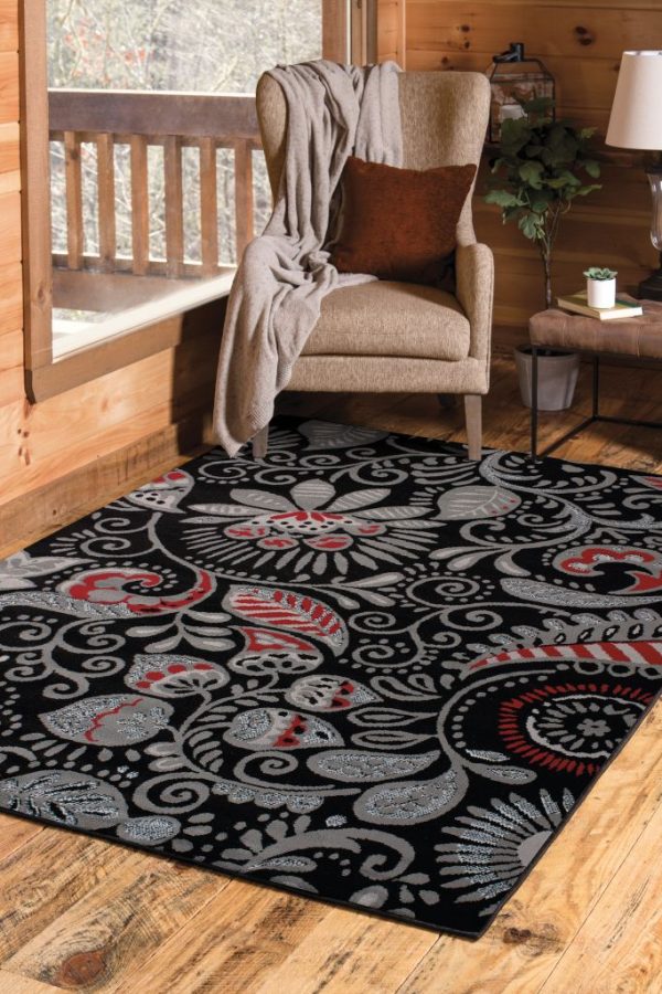 United Weavers Dallas Black Rug
