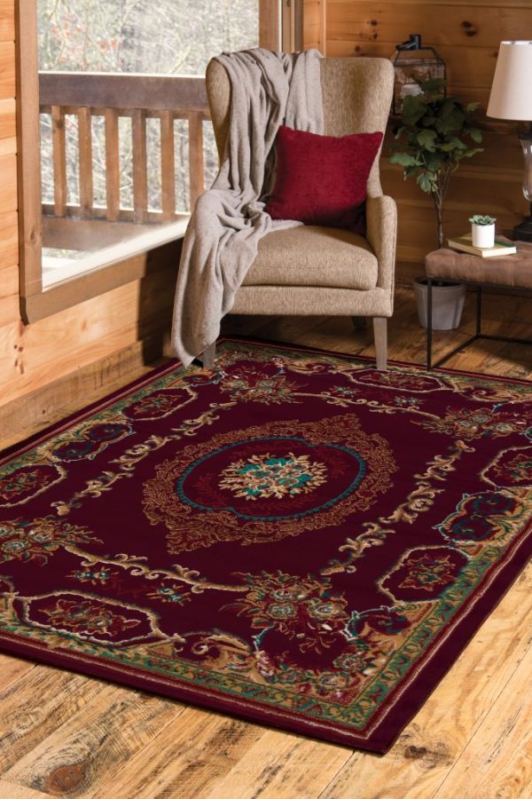 United Weavers Manhattan Burgundy Rug