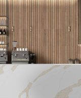 MSI Acoustic Wood Slat - Natural Acoustic Wood Slat Panels 9.5 in x 94.5 in