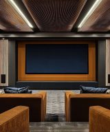 MSI Acoustic Wood Slat - Tawny Acoustic Wood Slat Panels 9.5 in x 94.5 in
