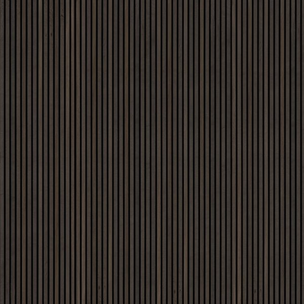 MSI Acoustic Wood Slat - Umber Acoustic Wood Slat Panels 9.5 in x 120 in