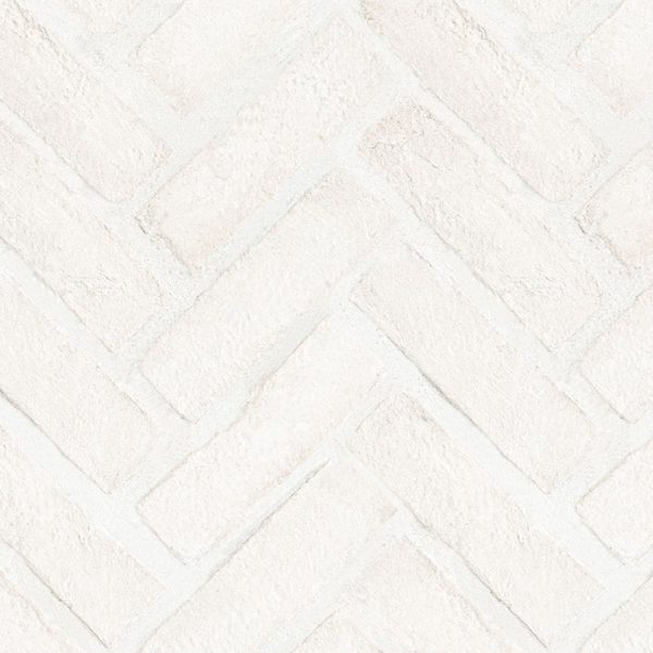 MSI BrickStaks® Alpine White Clay Brick Herringbone Tile