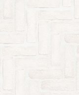 MSI BrickStaks® Alpine White Clay Brick Herringbone Tile