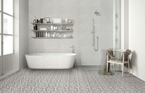 MSI BrickStaks® Alpine White Clay Brick Tile