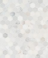 MSI Arabescato Carrara 2" Hexagon Honed