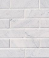 MSI Arabescato Carrara 4x12 Honed and Big Beveled