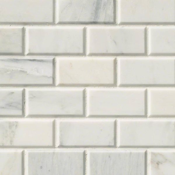 MSI Arabescato Carrara Subway Tile 2x4