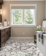 MSI Arabescato Venato White Tile 4x12 Slat Honed