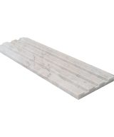 MSI Arabescato Venato White Tile 4x12 Slat Honed