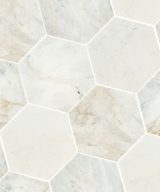 MSI Arabescato Venato 8" Hexagon Honed