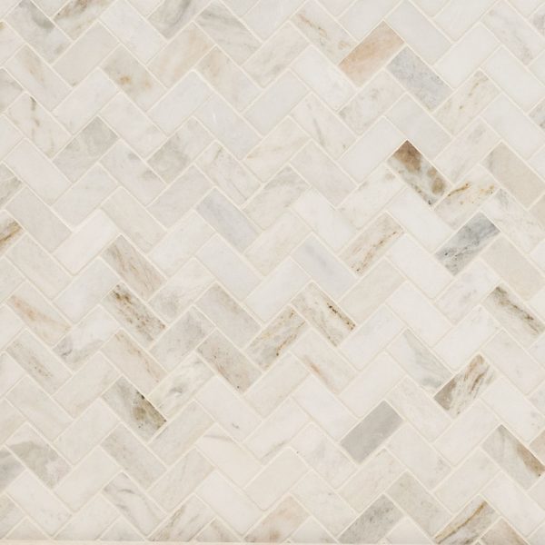 MSI ArabescatoVenatoWhite 1x2Herringbone Hon