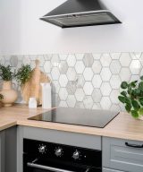 MSI Arabescato Venato White 5" Hexagon Honed