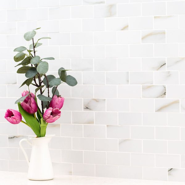 MSI Aria Bianco 2X4 Mosaic Polished