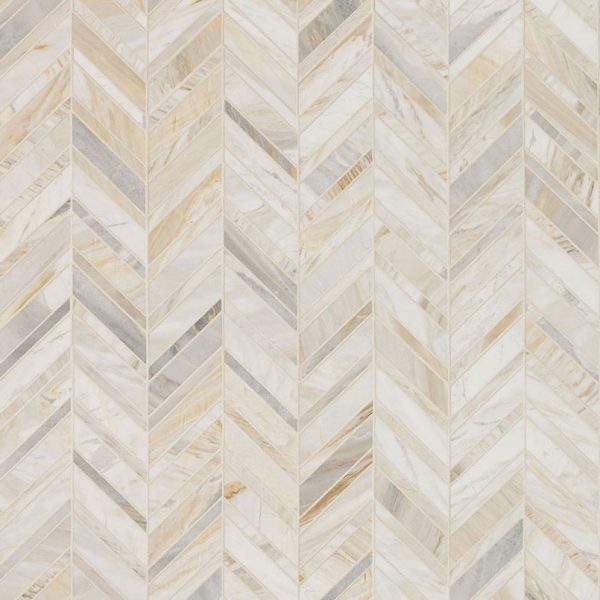 MSI Athena Gold Chevron Pattern Honed