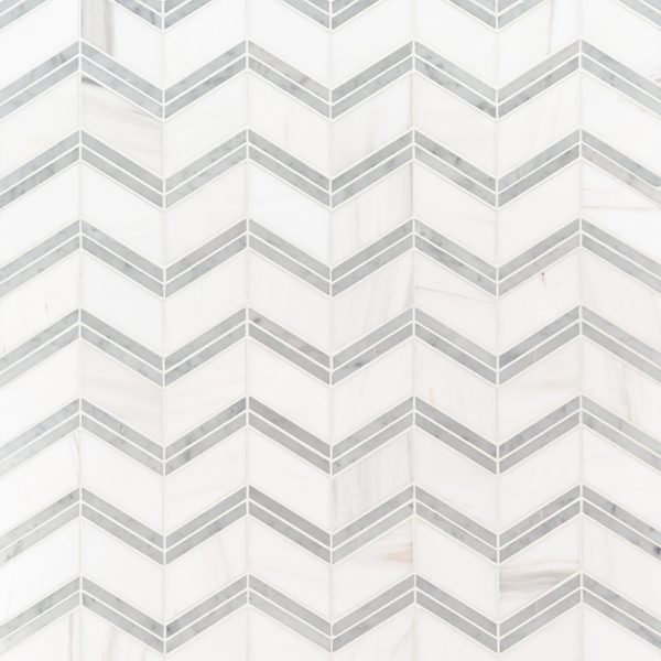 MSI Bianco Dolomite Chevron Polished