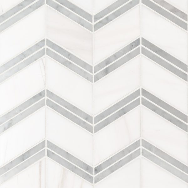 MSI Bianco Dolomite Chevron Polished