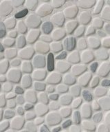MSI Black and White Pebbles Pattern Tumbled