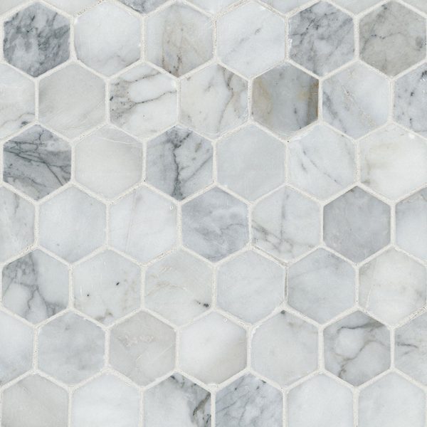 MSI Calacatta Cressa 2"Hexagon Honed