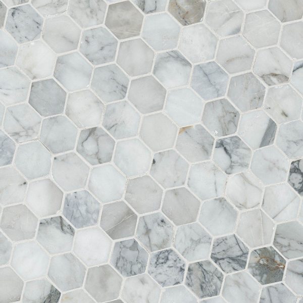 MSI Calacatta Cressa 2"Hexagon Honed