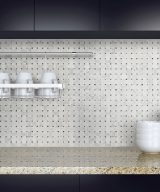 MSI Carrara White Basketweave Pattern Honed
