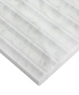 MSI Carrara White Valentino Fluto 12x24 Honed