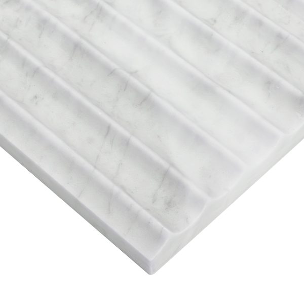 MSI Carrara White Valentino Fluto 12x24 Honed