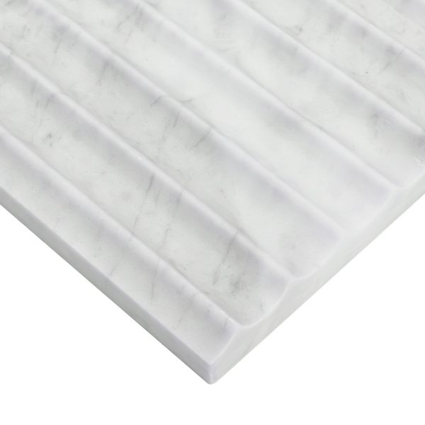 MSI Carrara White Valentino Fluto 12x24 Honed