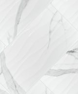 MSI Collections Dymo Statuary Wavy White 12x24 Glossy