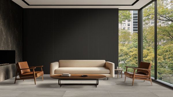 MSI Acoustic Wood Slat - Ebony Acoustic Wood Slat Panels 9.5 in x 94.5 in