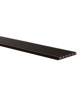 MSI Acoustic Wood Slat - Ebony Acoustic Wood Slat Panels 9.5 in x 94.5 in