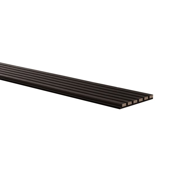 MSI Acoustic Wood Slat - Ebony Acoustic Wood Slat Panels 9.5 in x 94.5 in