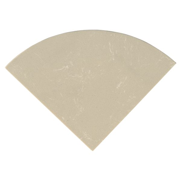 MSI Engineered Beige 9" Radius Cornershelf Polished