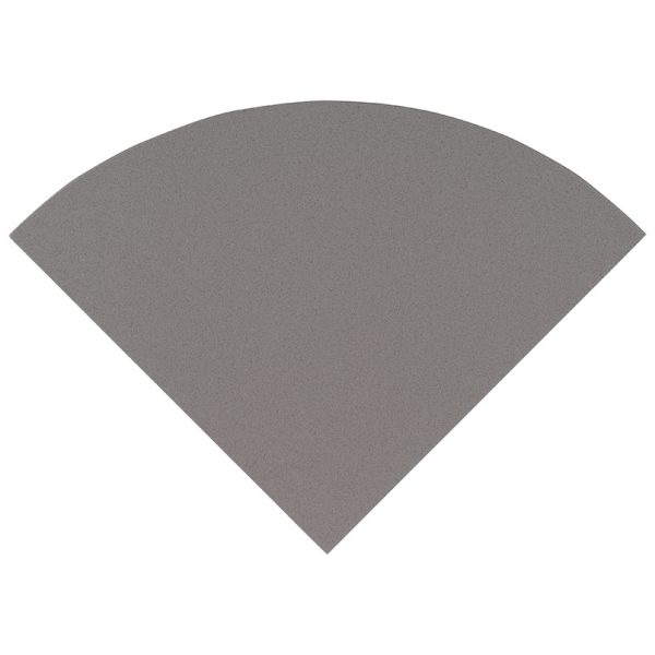 MSI Engineered Gray 18" Radius Seat Polished