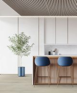 MSI Acoustic Wood Slat - Fog Acoustic Wood Slat Panels 9.5 in x 94.5 in