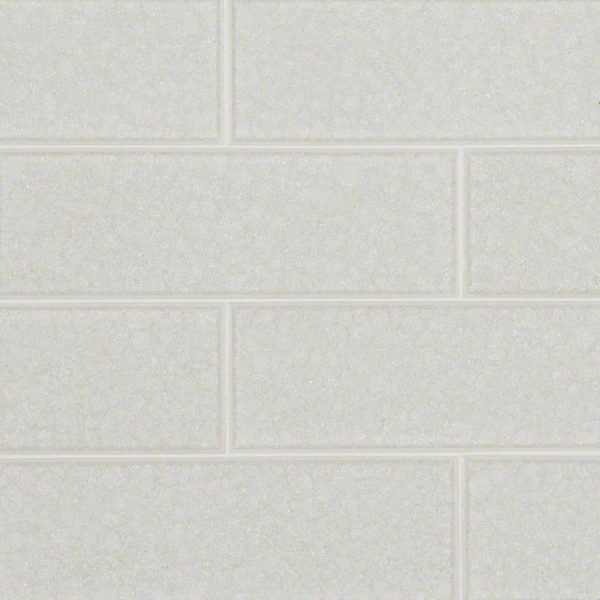 MSI Frosted Icicle Glass Subway Tile 3x9