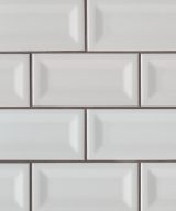 MSI Subway Tile Gray Glossy 3x6 Inverted Beveled
