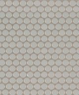 MSI Gray Glossy Penny Round Mosaic