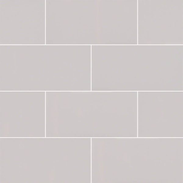 MSI Gray Glossy Subway Tile 3x6
