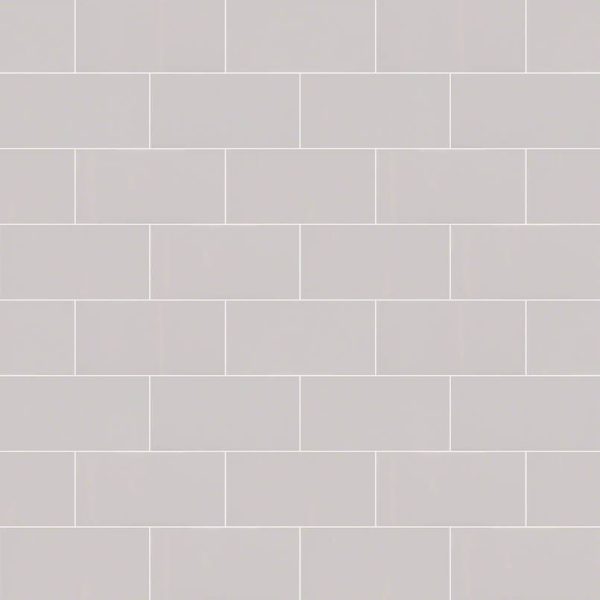 MSI Gray Glossy Subway Tile 3x6
