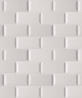 MSI Gray Glossy Subway Tile 3x6 Beveled