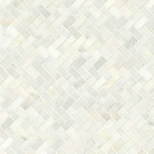 MSI Greecian White Herringbone Pattern