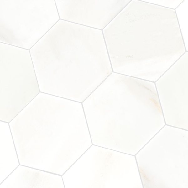 MSI Greecian White 8" Hexagon Polished