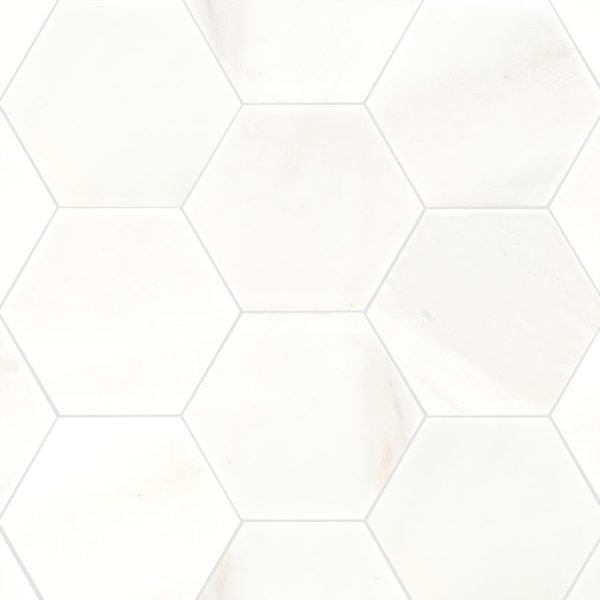 MSI Greecian White 8" Hexagon Polished
