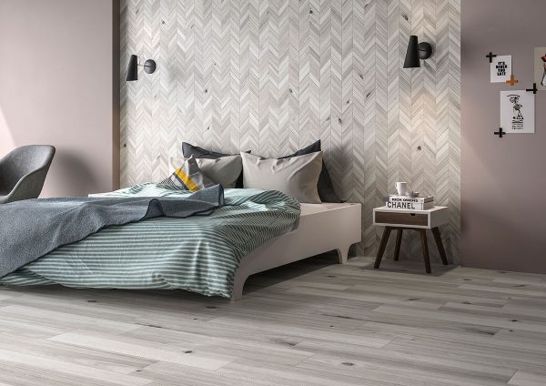 MSI Havenwood Platinum Chevron Mosaic 12x15