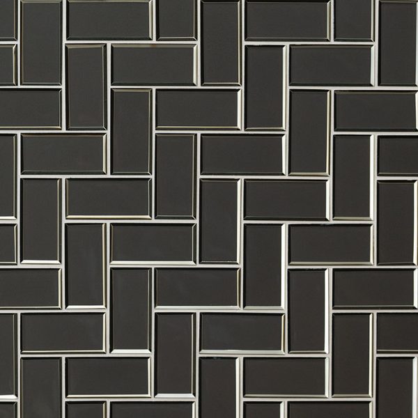 MSI Metallic Gray Bevel Herringbone