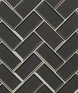 MSI Metallic Gray Bevel Herringbone