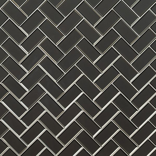 MSI Metallic Gray Bevel Herringbone